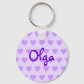 Porte-clés Olga en violet (Recto)
