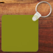 Porte-clés Olive 808000 Conception couleur solide (Verso)