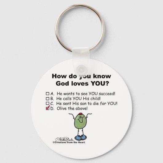 Porte-clés Olive the Above ! (Recto)