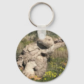 Porte-clés Olive Tree in Yoga Position  (Verso)