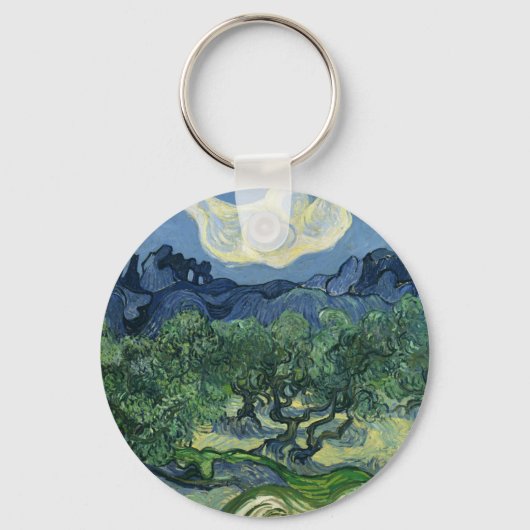 Porte-clés Olive Trees par Van Gogh (Recto)