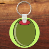 Porte-clés Olive vert (Recto)