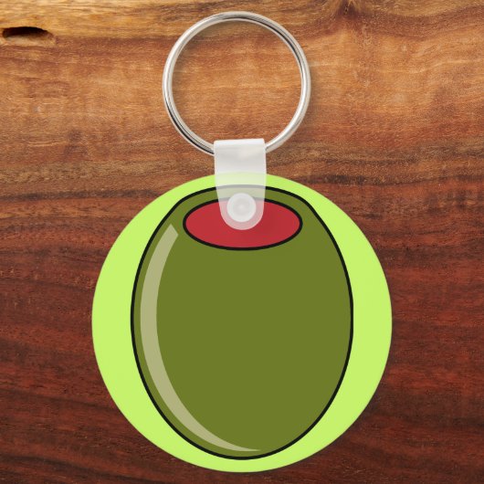 Porte-clés Olive vert (Recto)