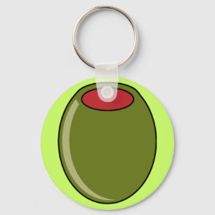 Porte-clés Olive verte