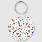 Porte-clés Oliver Le Motif de vacances de la plage d'été Otte (Verso)
