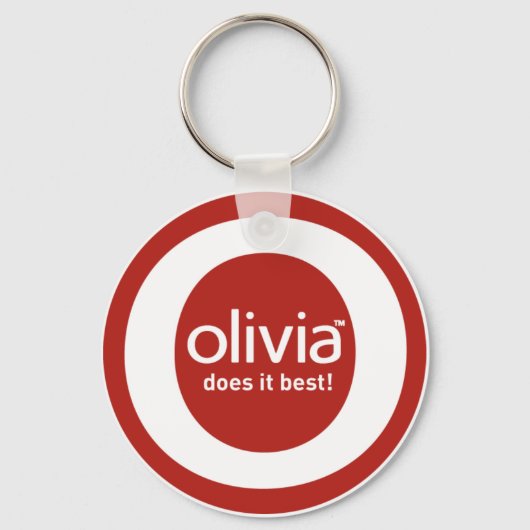 Porte-clés "Olivia fait le mieux" (Recto)