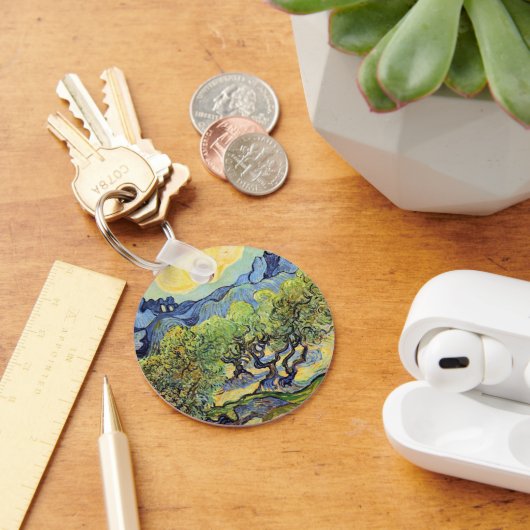 Porte-clés Oliviers aux Alpilles par Vincent van Gogh (Bureau)