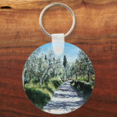 PORTE-CLÉS OLIVIERS DANS LE PAYSAGE TOSCANE (Verso)