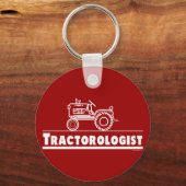 Porte-clés Ologiste de tracteur RED (Recto)