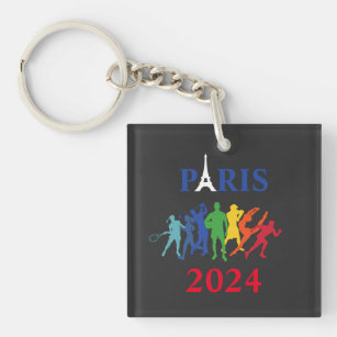 PORTE-CLÉS OLYMPIQUES PARIS FRANCE 2024