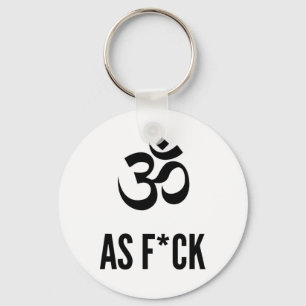 Porte-clés Om As Fck Yoga et Méditation