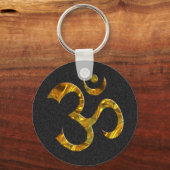 PORTE-CLÉS OM / AUM - OR (Recto)