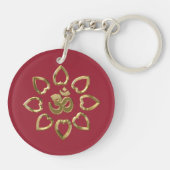 Porte-clés Om golden symbole (Dos)