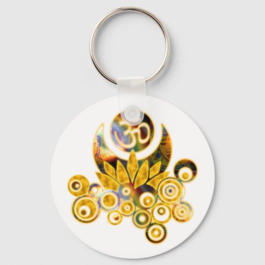Porte-clés Om Lotus (Recto)