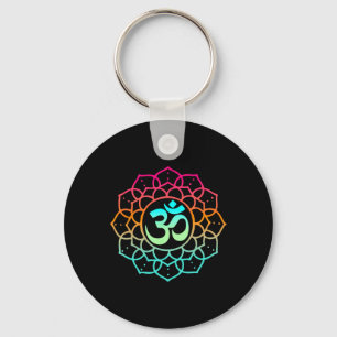 Porte-clés Om Mandala Spirituel Zen Yoga Bouddhiste Méditer M