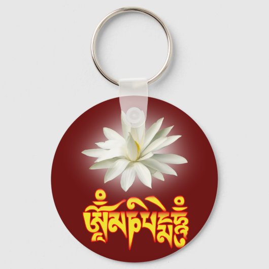 Porte-clés Om mani padme hum mantra (Recto)