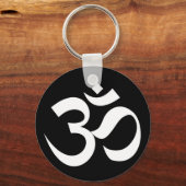 Porte-clés om symbole sacré bouddhisme religion zen yoga (Recto)