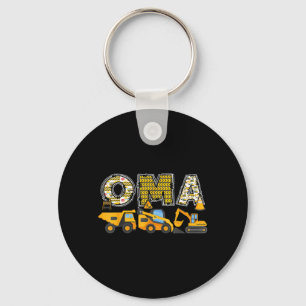 Porte-clés Oma Construction Excavator Enfants Famille Corresp