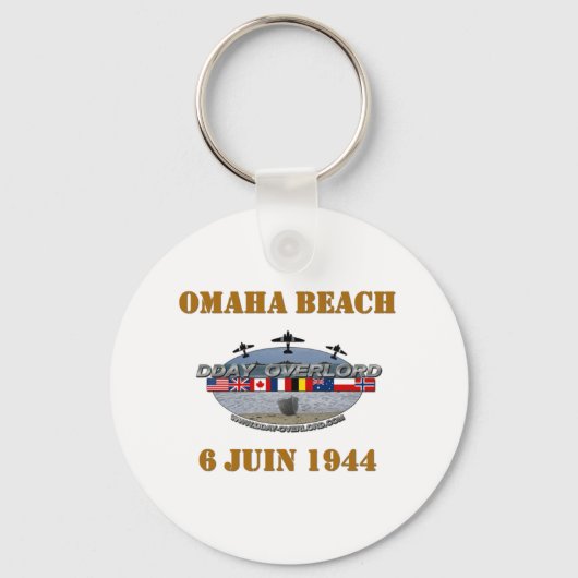Porte-clés Omaha Beach 1944 (Recto)