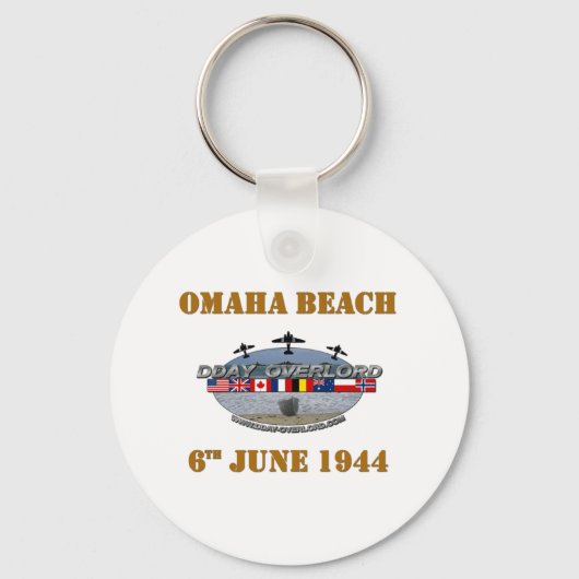 Porte-clés Omaha Beach 6 juin 1944 (Recto)