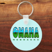 PORTE-CLÉS OMAHA NEBRASKA (Recto)