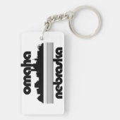 Porte-clés Omaha Nebraska (Dos)