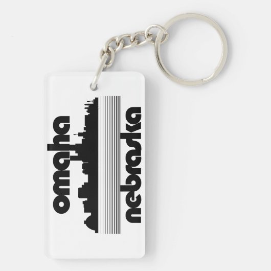Porte-clés Omaha Nebraska (Dos)