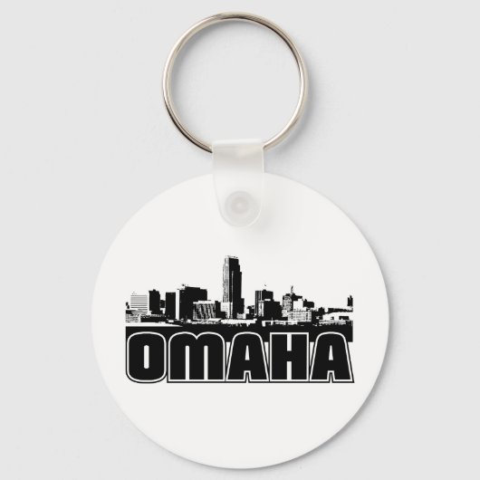 Porte-clés Omaha Skyline (Recto)