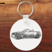 Porte-clés Ombre argentée MX5 (Recto)