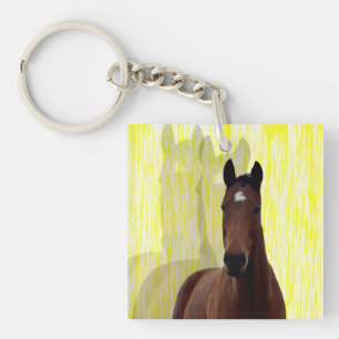 Porte-clés Ombres Cheval De Châtaignes,