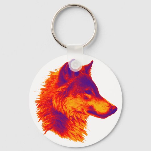 Porte-clés ombres WOLF (Recto)