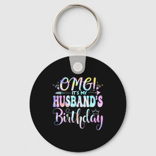 Porte-clés Omg c'est l'anniversaire de mon mari joy anniversa
