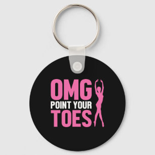 Porte-clés Omg Posez vos orteils Drôle amusant Enseignant Dan
