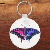 Porte-clés Omnisexual Pride Flag Swallowtail Butterfly (Recto)