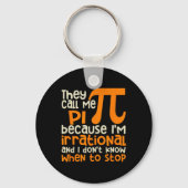Porte-clés On M'Appelle Symbole Pi Irrationnel Math Pi Day Sc (Recto)