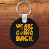 Porte-clés On ne va pas voter Kamala Harris Halloween Gh (Recto)