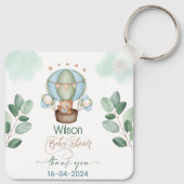 Porte-clés on peut attendre baby shower bear (Dos)