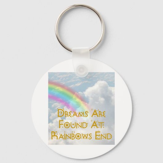 Porte-clés On Trouve Des Rêves À Rainbows End (Recto)