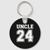 Porte-clés Oncle 2024 pour faire-part de grossesse (Verso)