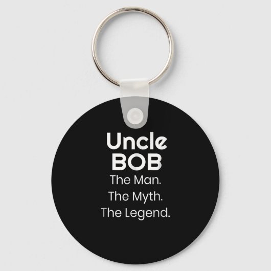 Porte-clés Oncle Bob The Man (Recto)