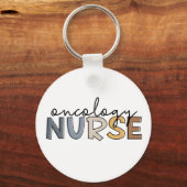 Porte-clés Oncologie Infirmière Oncologie Infirmière RN (Recto)