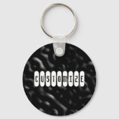 Porte-clés Ondes foncées - Modèle (Recto)