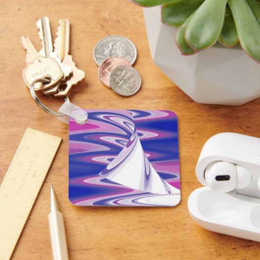 Porte-clés Ondes tournantes (Bureau)