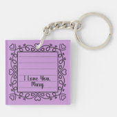 Porte-clés One Book, Two Books I Want More! (Dos)