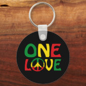 Porte-clés One Love, Reggae design (Recto)