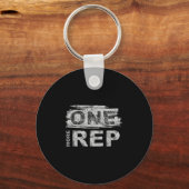 Porte-clés One More Rep _ Gym Motivation (Recto)
