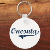 Porte-clés Oneonta New York Classic Design (Recto)