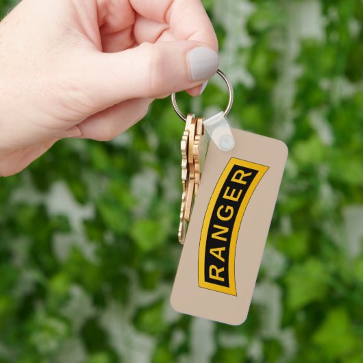 Porte-clés Onglet École des Rangers de l'Armée (main)