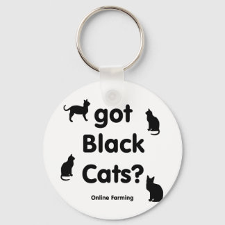 Porte-clés ont des chats noirs