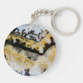Porte-clés Onyx à dentelle d'argent (Dos)